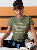 Do Not Look Over At Me T-shirt -SmartPrintsInk Designs