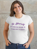 Everyone Else Is Taken Shaped T-shirt -SmartPrintsInk Designs