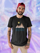 Mountains With The Sun T-shirt -SmartPrintsInk Designs