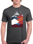 Colorful Mountains T-shirt -SmartPrintsInk Designs