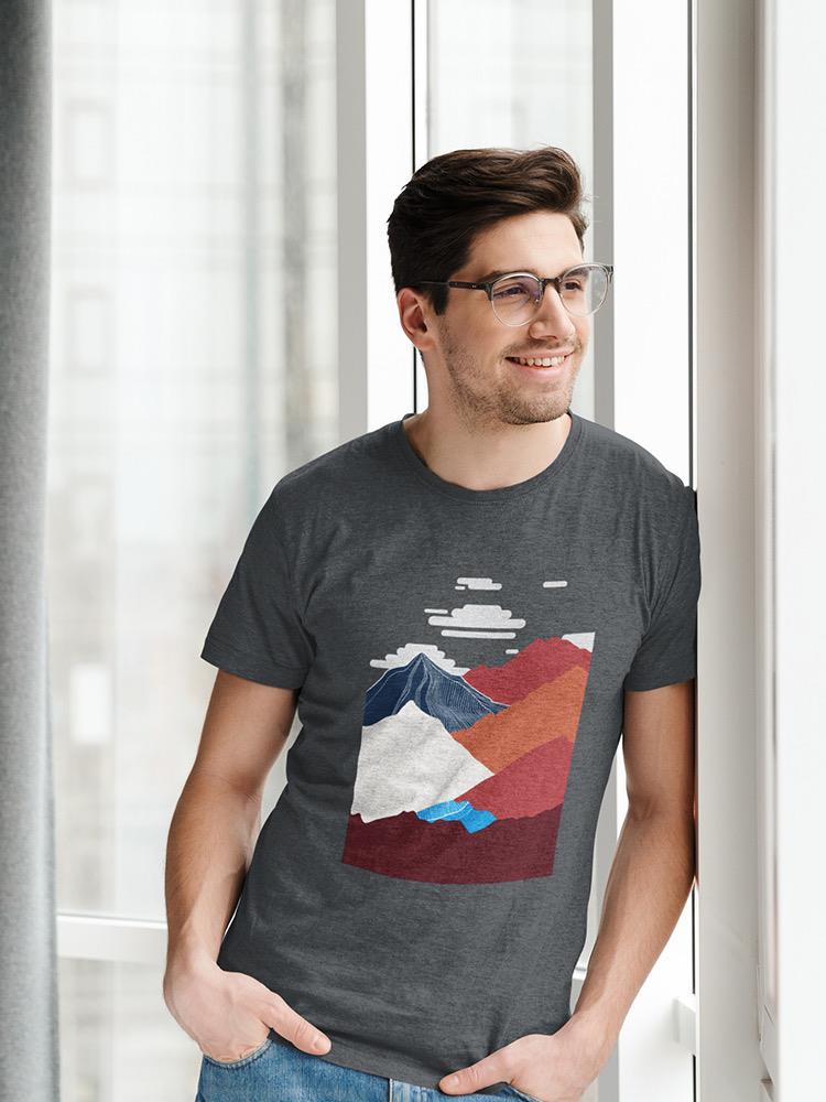Colorful Mountains T-shirt -SmartPrintsInk Designs