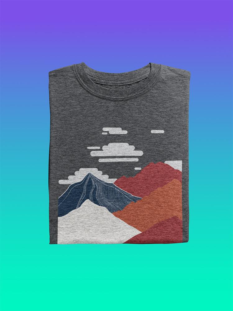 Colorful Mountains T-shirt -SmartPrintsInk Designs