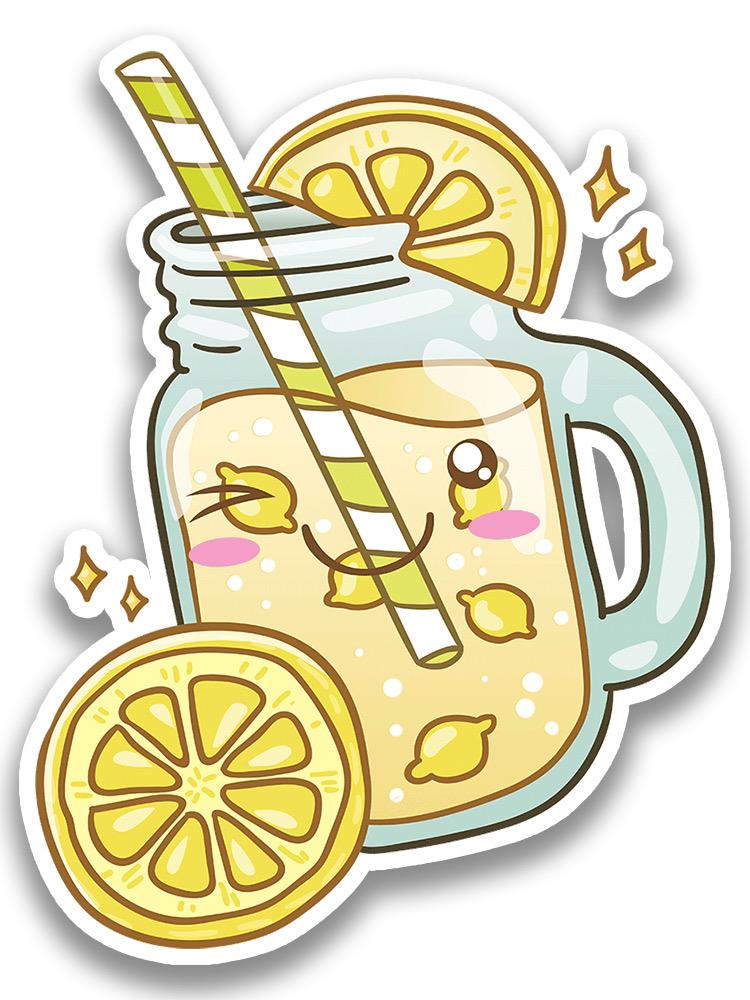 Cute Lemon Juice Sticker -SmartPrintsInk Designs