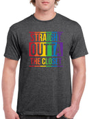 Straight Outta The Closet T-shirt -SmartPrintsInk Designs