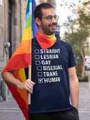 I Am Human T-shirt -SmartPrintsInk Designs