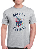 Safety Third T-shirt -SmartPrintsInk Designs
