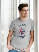 Safety Third T-shirt -SmartPrintsInk Designs