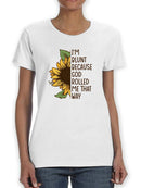 God Rolled Me Blunt Shaped T-shirt -SmartPrintsInk Designs