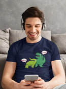 T-Rex Tries To Spank T-shirt -SmartPrintsInk Designs