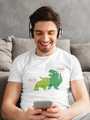 T-Rex Tries To Spank T-shirt -SmartPrintsInk Designs