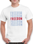 Freedom Pattern T-shirt -SmartPrintsInk Designs