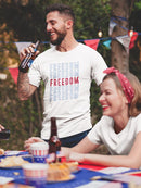 Freedom Pattern T-shirt -SmartPrintsInk Designs
