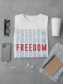 Freedom Pattern T-shirt -SmartPrintsInk Designs