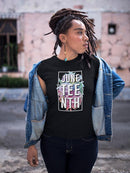 Juneteenth Art Shaped T-shirt -SmartPrintsInk Designs