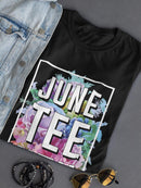 Juneteenth Art Shaped T-shirt -SmartPrintsInk Designs