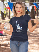 I Woke Up Like This Shaped T-shirt -SmartPrintsInk Designs