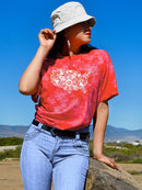 American Country Pattern Tie Dye Tee -SmartPrintsInk Designs