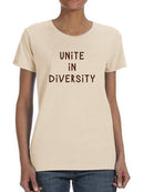 Unite In Diversity T-shirt -SmartPrintsInk Designs
