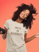 Unite In Diversity T-shirt -SmartPrintsInk Designs