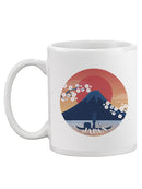 Japan Lake And Mount Mug -SmartPrintsInk Designs