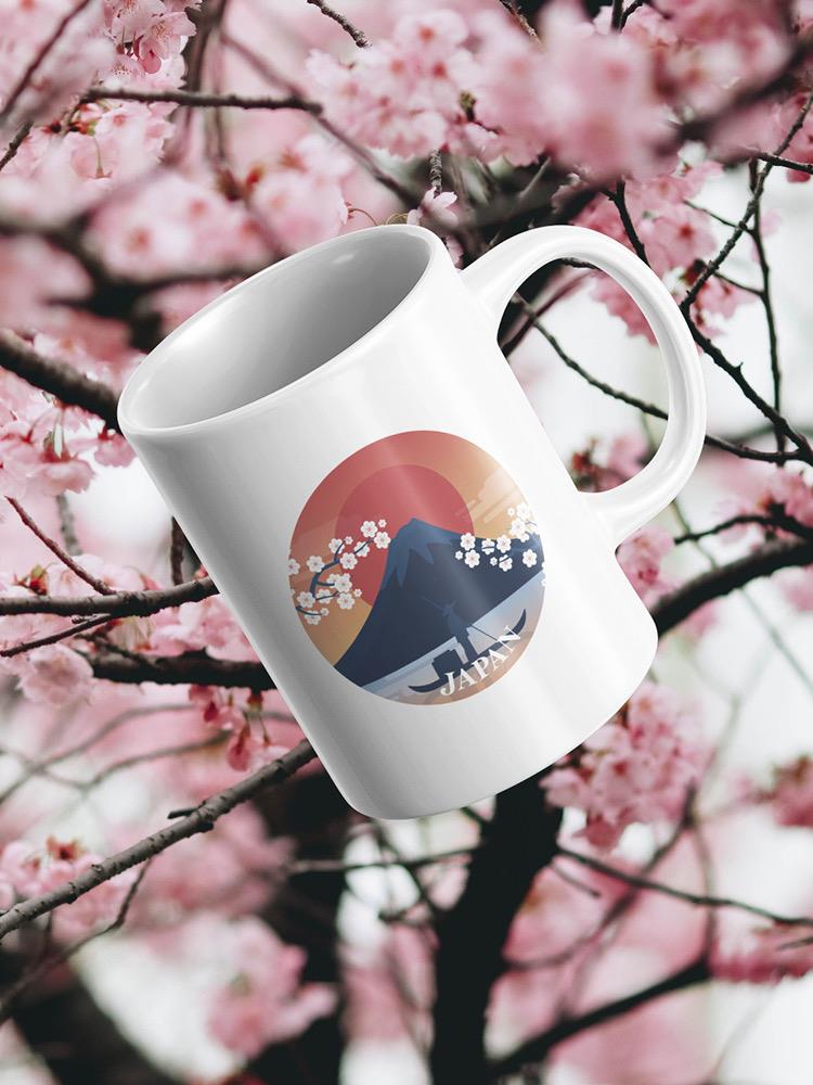 Japan Lake And Mount Mug -SmartPrintsInk Designs