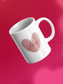 A Love Heart Mug -SmartPrintsInk Designs
