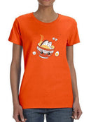 Oysters Ramen Bowl Grinning T-shirt -SmartPrintsInk Designs