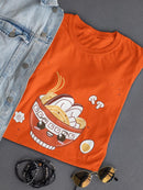 Oysters Ramen Bowl Grinning T-shirt -SmartPrintsInk Designs