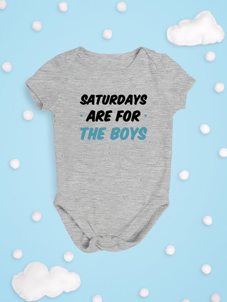 Saturdays Are For The Boys T-shirt -SmartPrintsInk Designs