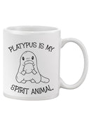 Platypus Is My Spirit Animal Mug -SmartPrintsInk Designs