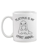 Platypus Is My Spirit Animal Mug -SmartPrintsInk Designs