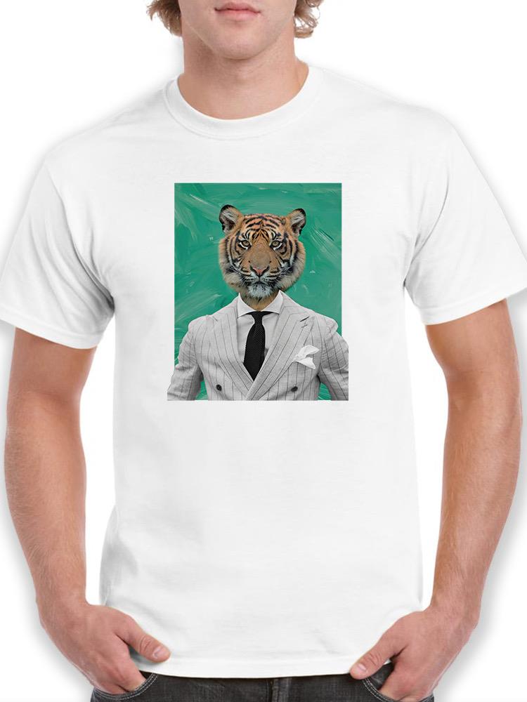 Elegant Tiger T-shirt -SmartPrintsInk Designs