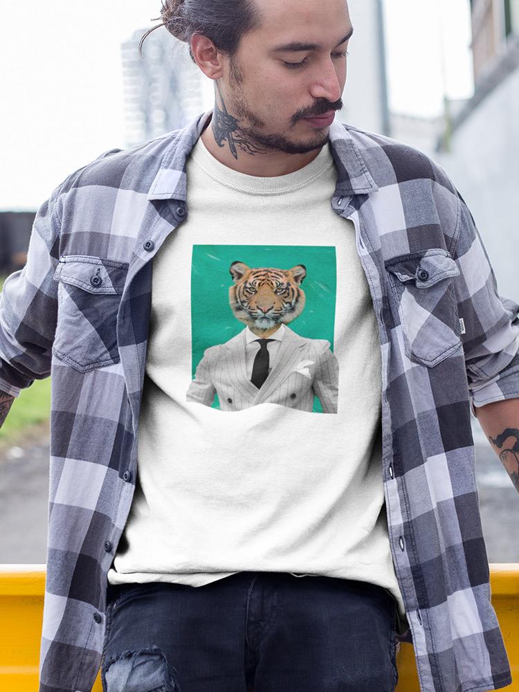 Elegant Tiger T-shirt -SmartPrintsInk Designs