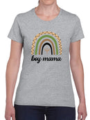 Boy Mama Art T-shirt -SmartPrintsInk Designs