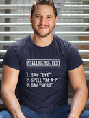 Intelligence Test T-shirt -SmartPrintsInk Designs