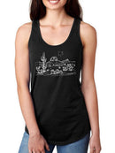 Desert Art Racerback Tank -SmartPrintsInk Designs
