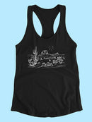 Desert Art Racerback Tank -SmartPrintsInk Designs