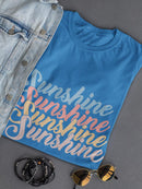 Sunshine Pattern T-shirt -SmartPrintsInk Designs
