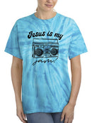 Jesus Is My Jam! Tie Dye Tee -SmartPrintsInk Designs