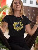 Ukraine Peace Sunflower T-shirt -SmartPrintsInk Designs