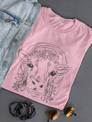 Cow Sketch T-shirt -SmartPrintsInk Designs