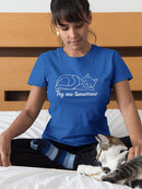 Try Me Tomorrow Cat T-shirt -SmartPrintsInk Designs