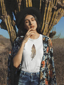 Feather T-shirt -SmartPrintsInk Designs