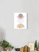 Half Circle Shapes Wall Art -SmartPrintsInk Designs