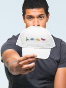 Dinosaur Shadows Hat -SmartPrintsInk Designs