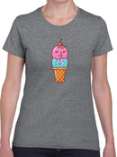 Ice Cream Ball Exposes Itself T-shirt -SmartPrintsInk Designs