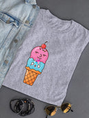 Ice Cream Ball Exposes Itself T-shirt -SmartPrintsInk Designs