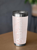Bridesmaid Quote Tumbler -SmartPrintsInk Designs
