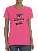 Music Is A Form Of Magic Shaped T-shirt -SmartPrintsInk Designs
