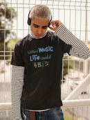 Without Music Life Would B Flat T-shirt -SmartPrintsInk Designs